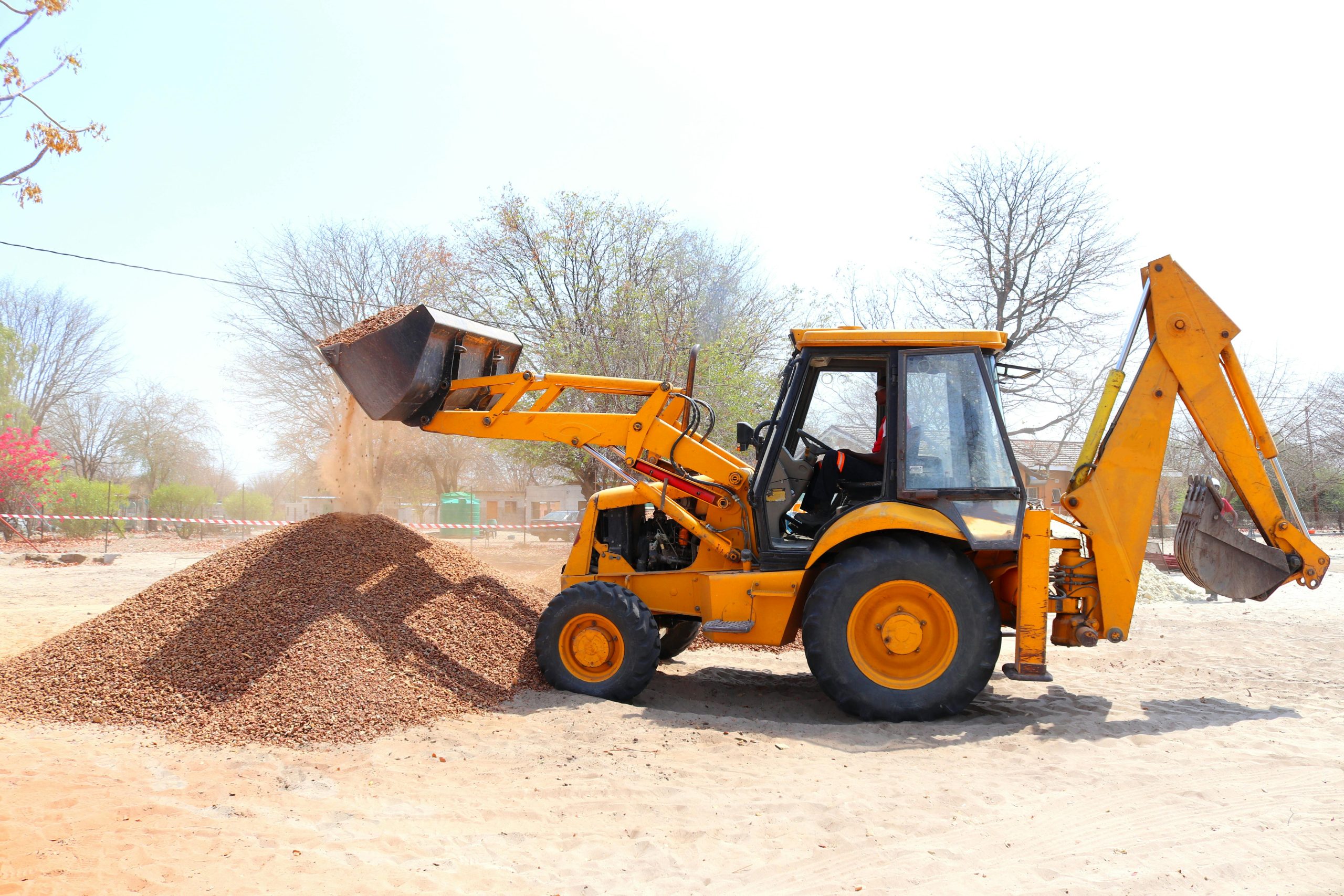 Ilustrasi nama nama komponen dump truck